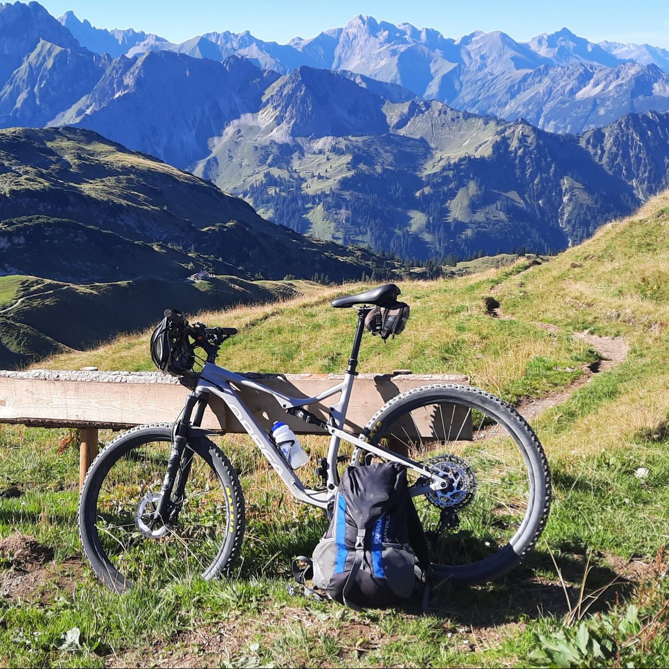 Mit dem Fahrrad auf das Nebelhorn Ferienwohnung Staab Buchenberg